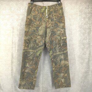 VTG Jerzees Outdoors Camo Sweatpants Mens Large Real Tree Advantage Timber Cargo